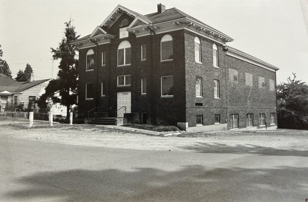 lodge hall b&w
